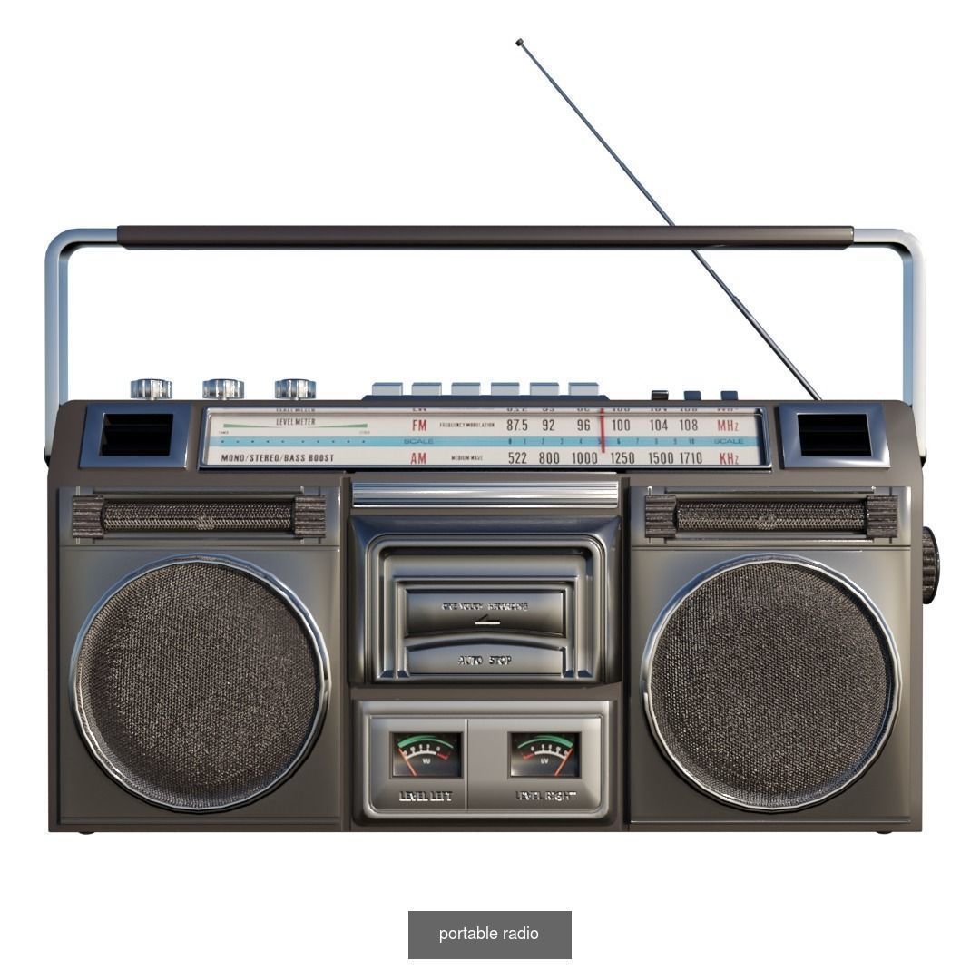 old Televisions 3D Model Collection_3