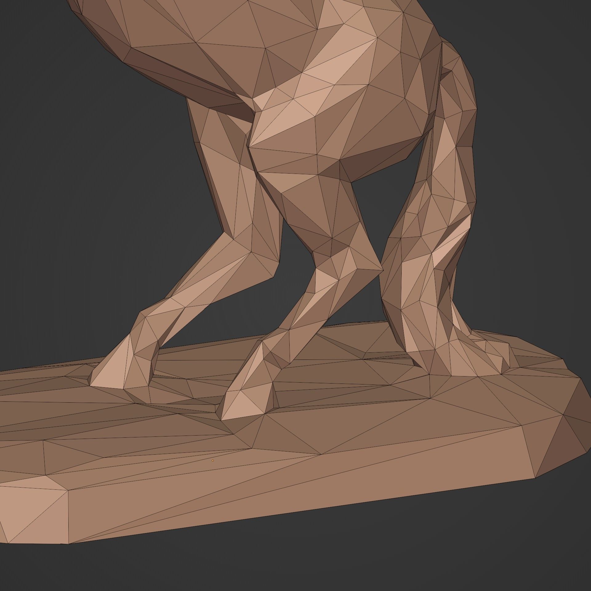 LowPoly Horse Figurine  - Ready for 3D Printing 3D print model_24