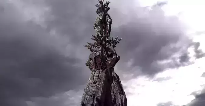 Planet tera former Tower 3D model