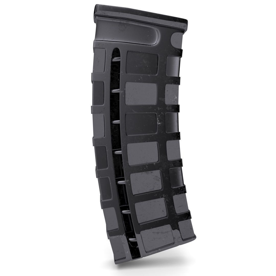 gun magazine set 3D model_11
