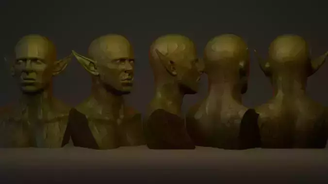 Orc Head 3D model