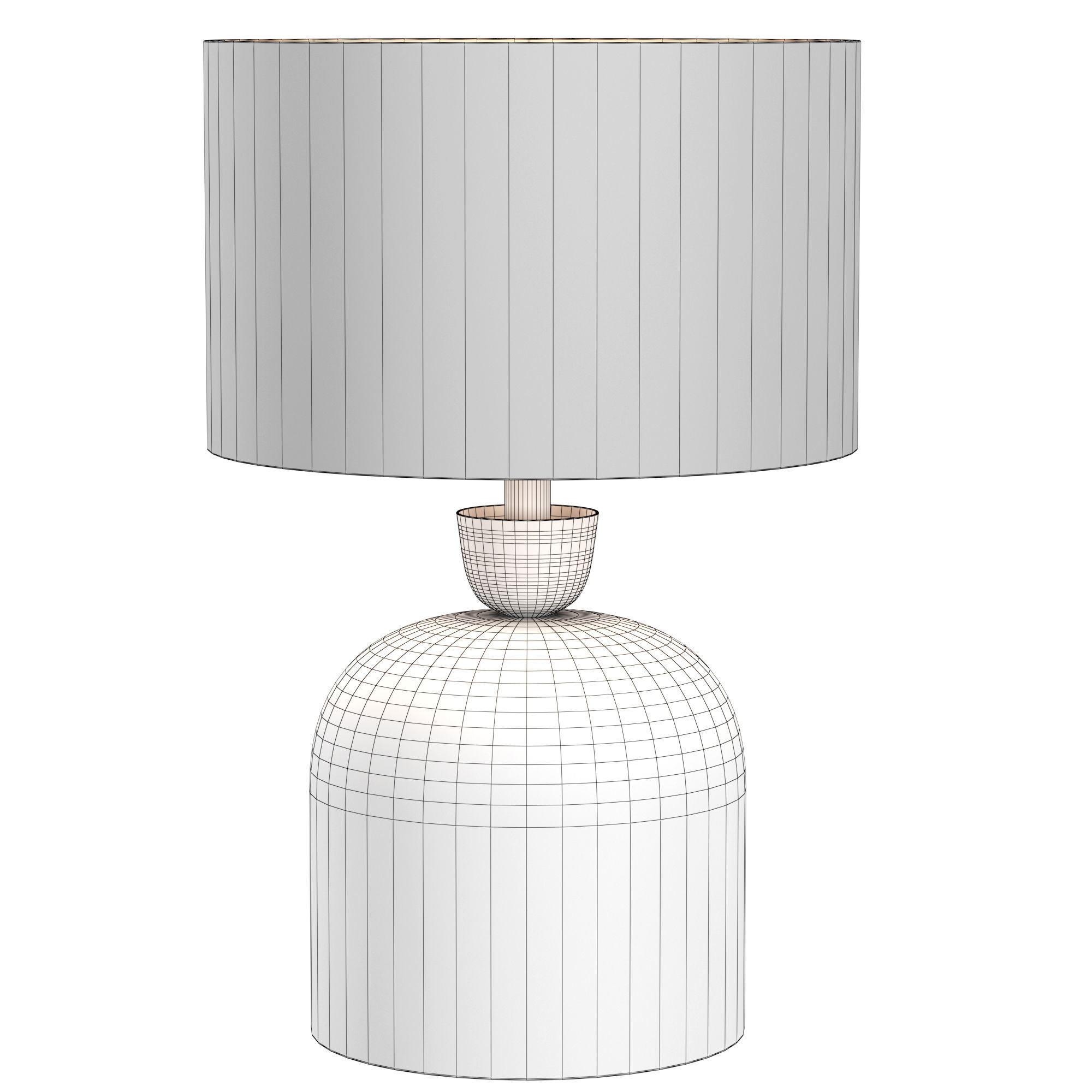 Bell Jar Table Lamp 3D model_4
