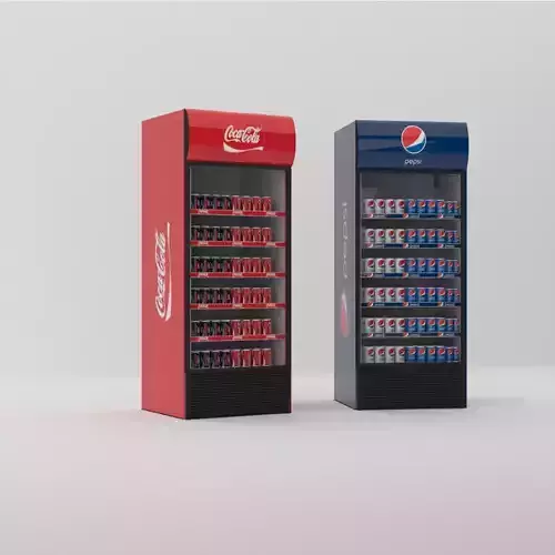 3D modeling pepsi and coca-cola refrigerator Free 3D model 3D modeling pepsi and coca-cola refrigerator Free 3D model
