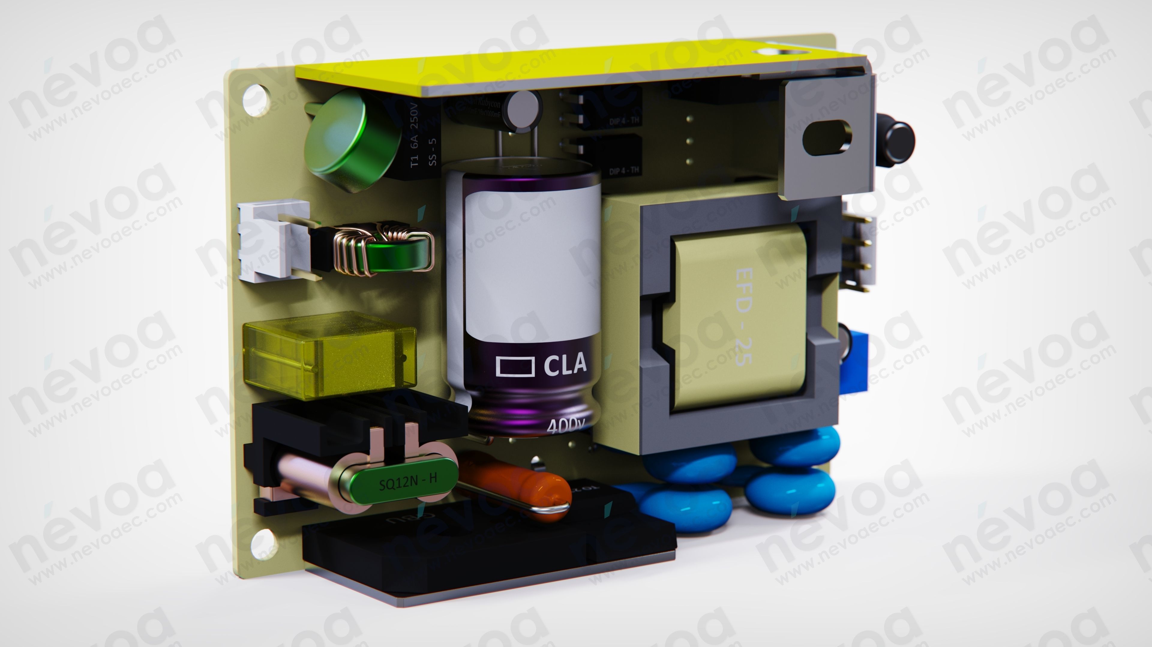 65W Single Output Switching Power Supply - EPS - 65S 3D model_1