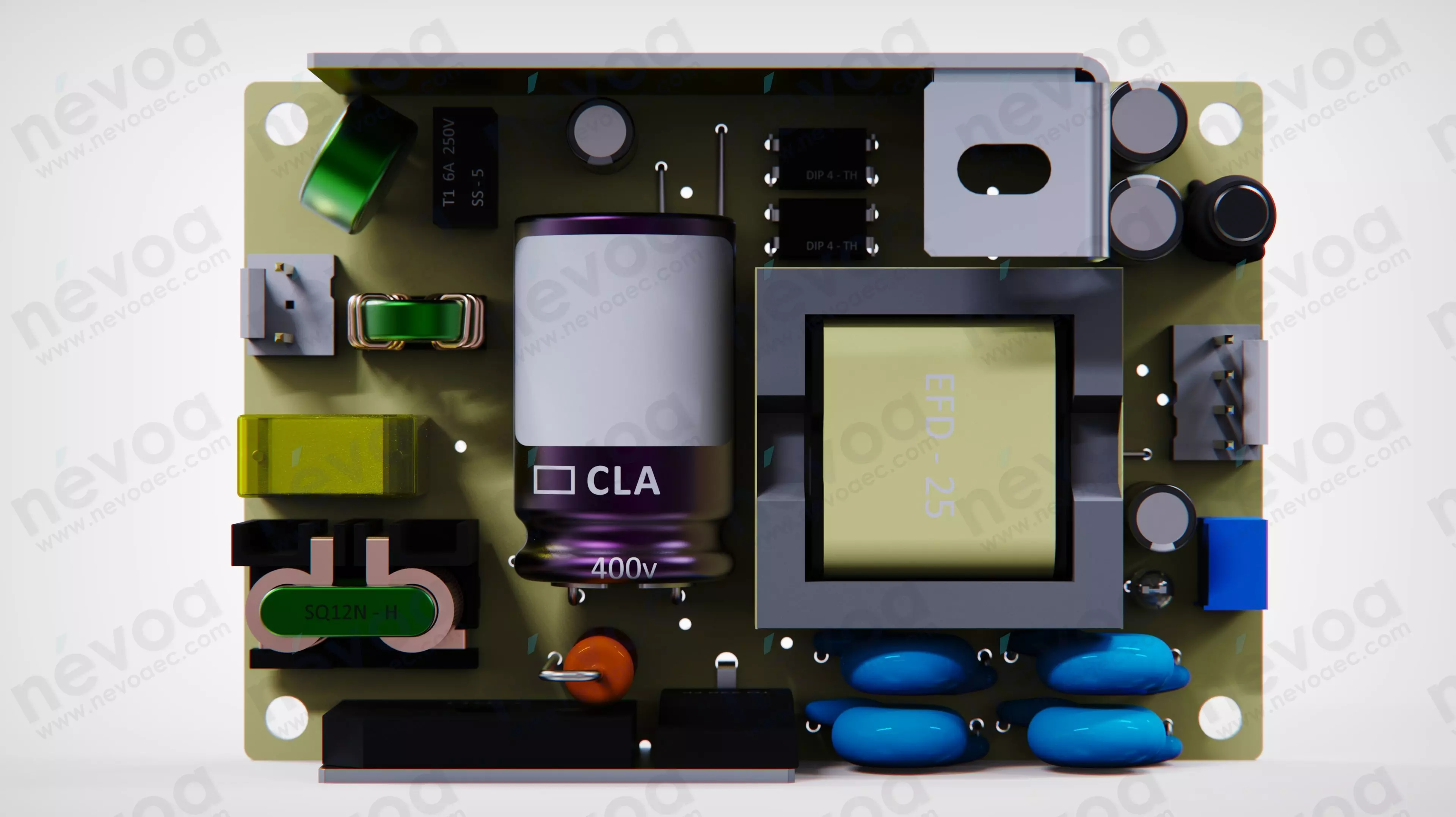 65W Single Output Switching Power Supply - EPS - 65S 3D model_0