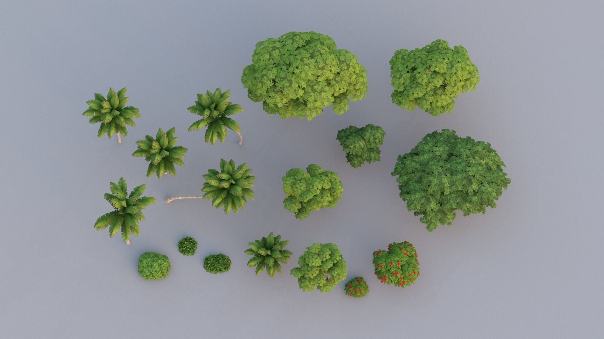 Tree Pack Low Poly G91 Low-poly 3D model_8