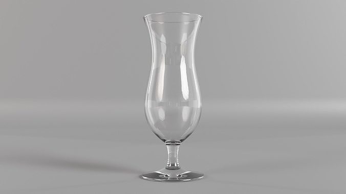 Hurricane glass Low-poly 3D model