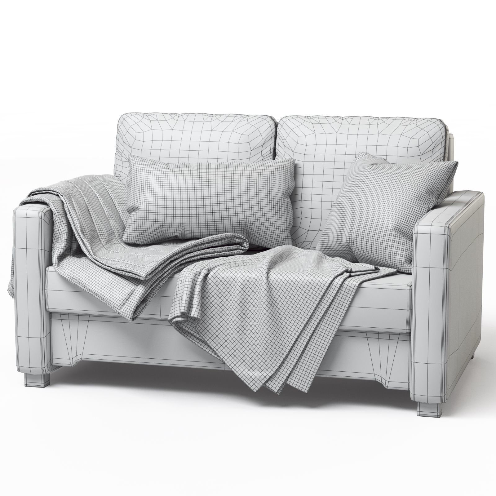 IKEA BACKSEDA sofa 3D model_3