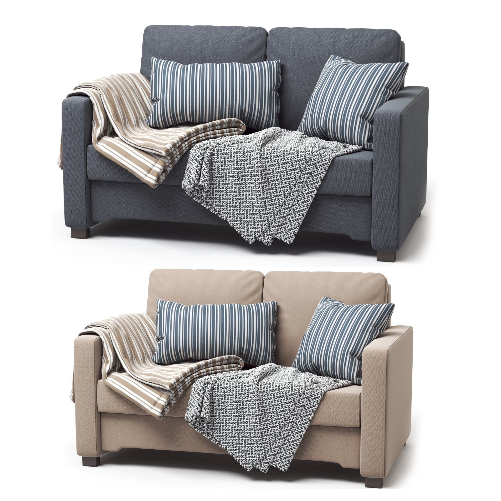IKEA BACKSEDA sofa 3D model_2