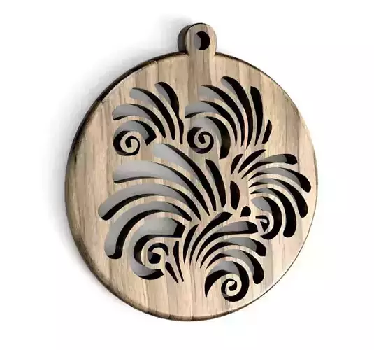 HM Mandala 013 Keychain 3D printable Model