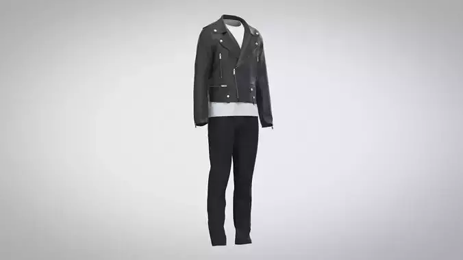 Leather Biker Jacket Outfit