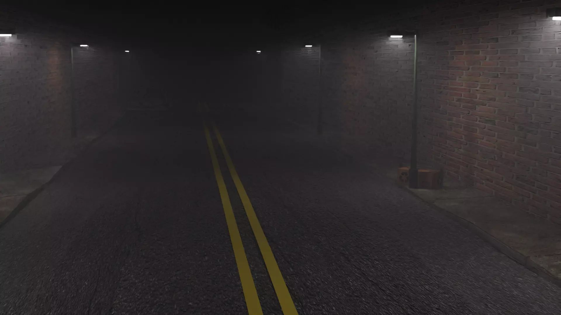 Calle desolada 3D model