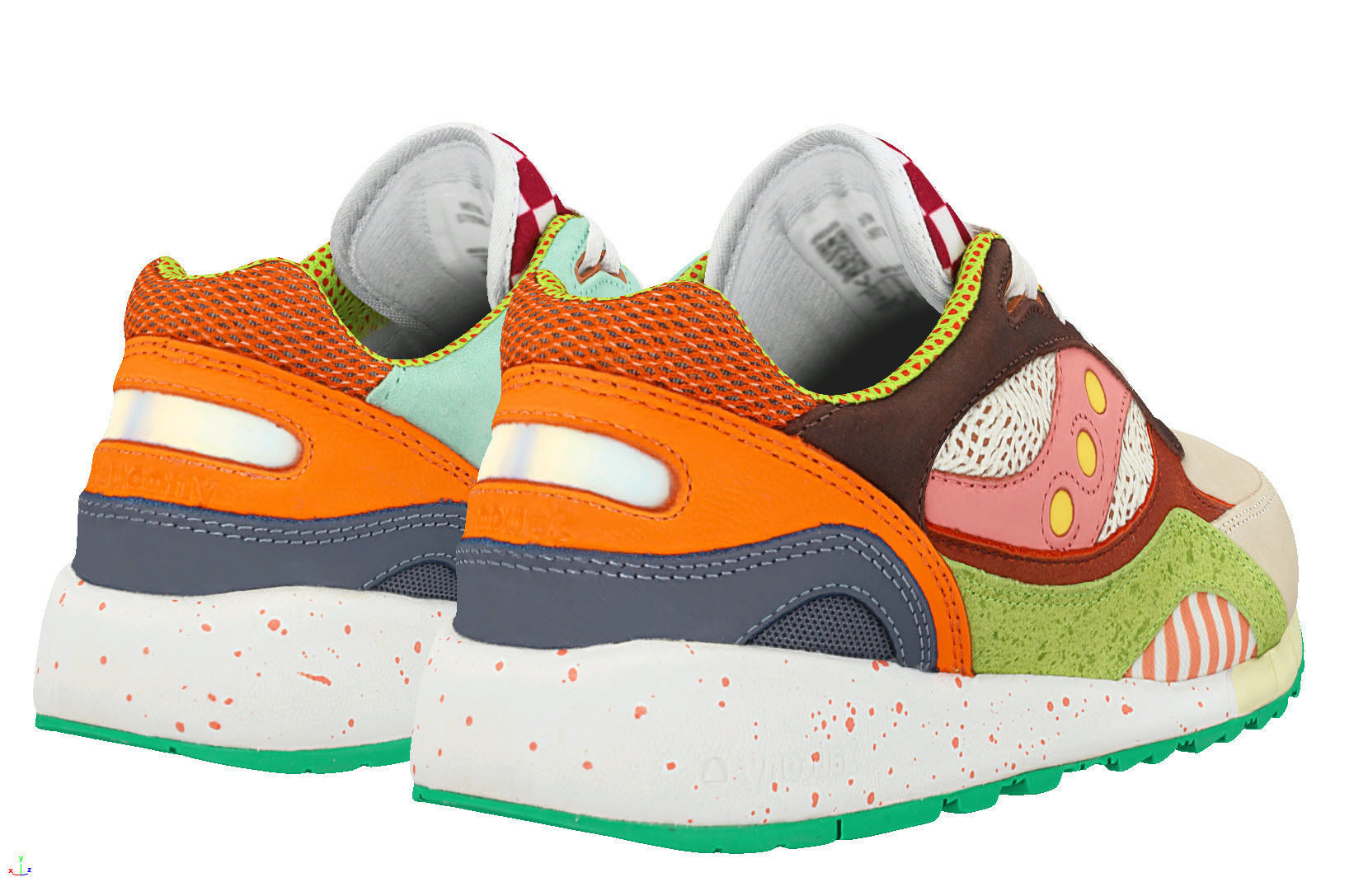 saucony shadow 6000 food fight 3D model_5