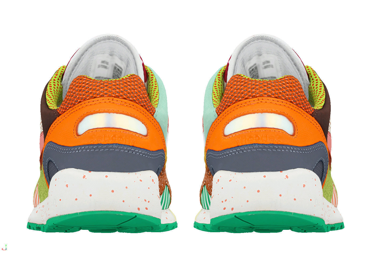 saucony shadow 6000 food fight 3D model_4