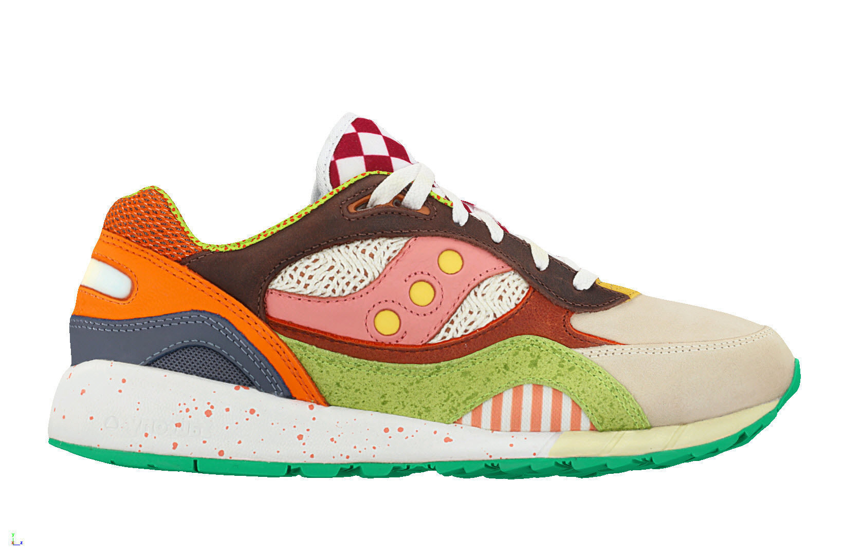 saucony shadow 6000 food fight 3D model_1