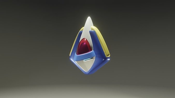 Biometal L piece of art in shape of sail 3D print model
