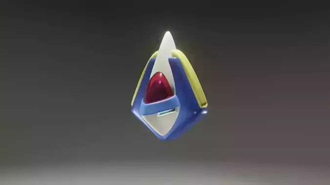 Biometal L piece of art in shape of sail