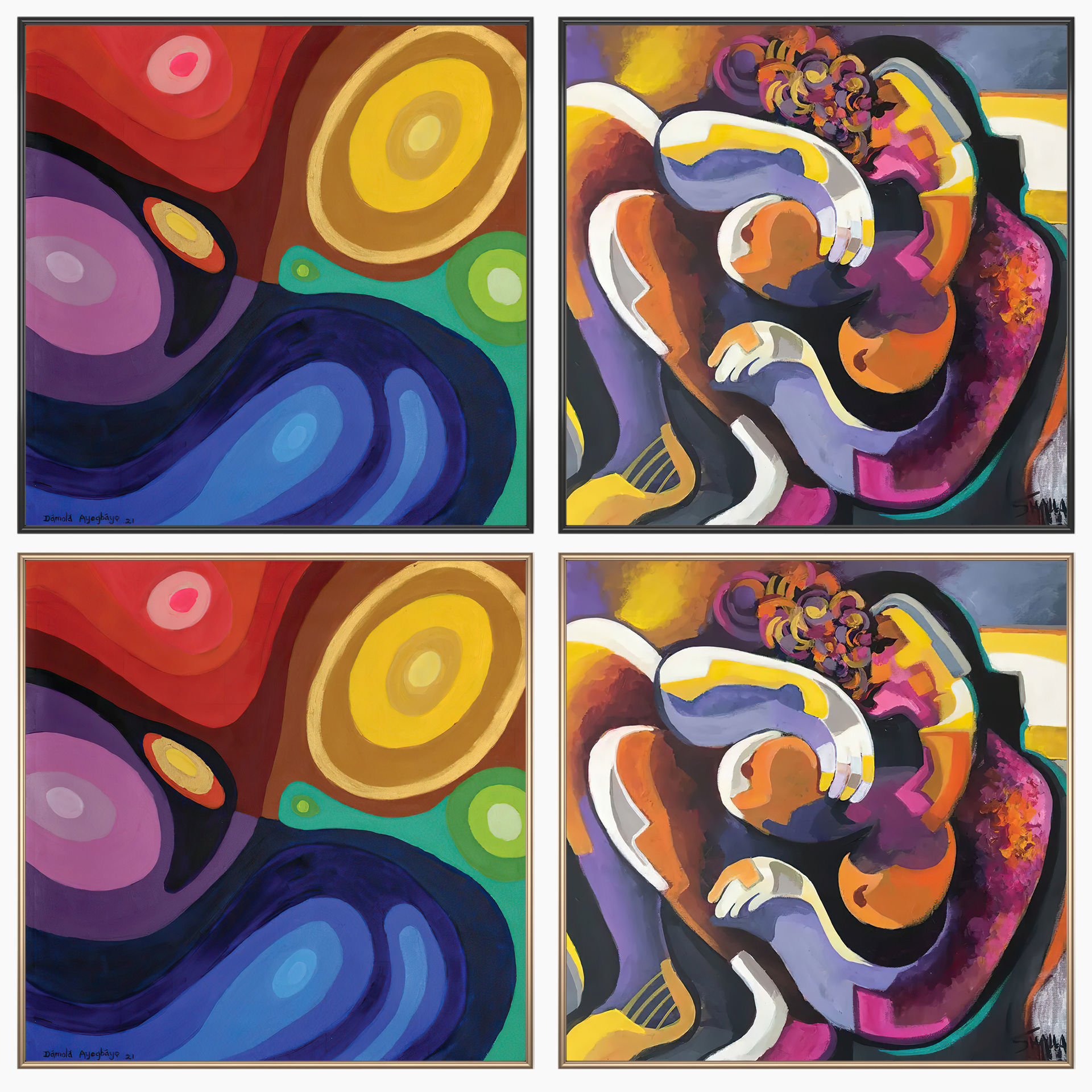 Wall Art Set 3629 3D model_1