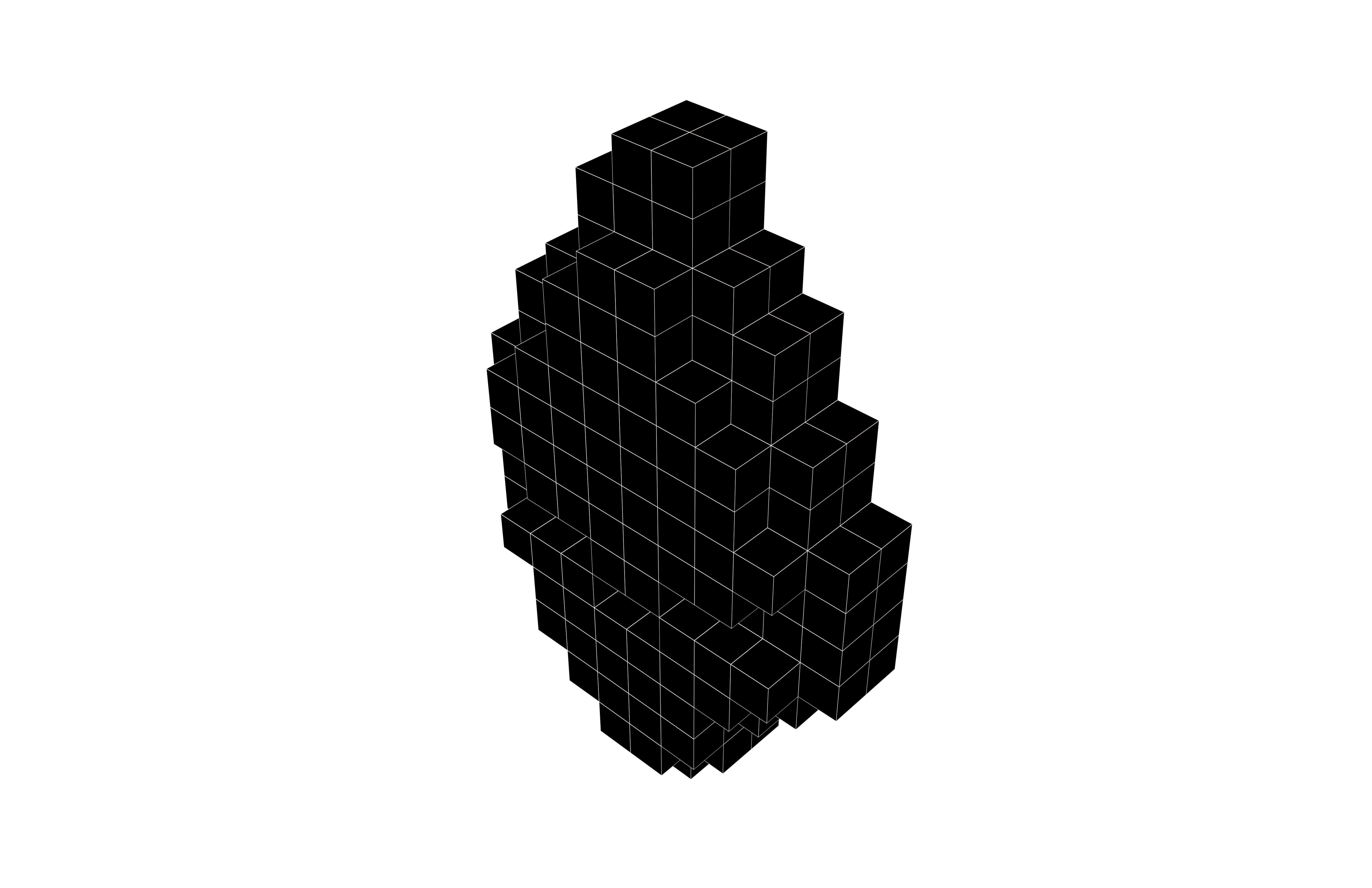 Voxel Ethereum v1 004 Low-poly 3D model_7