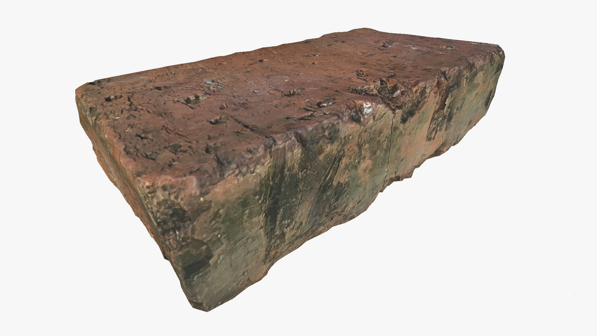 Brick Low-poly 3D model_5