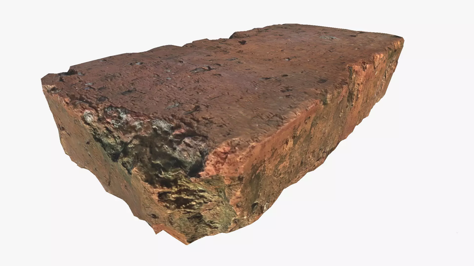 Brick Low-poly 3D model_0