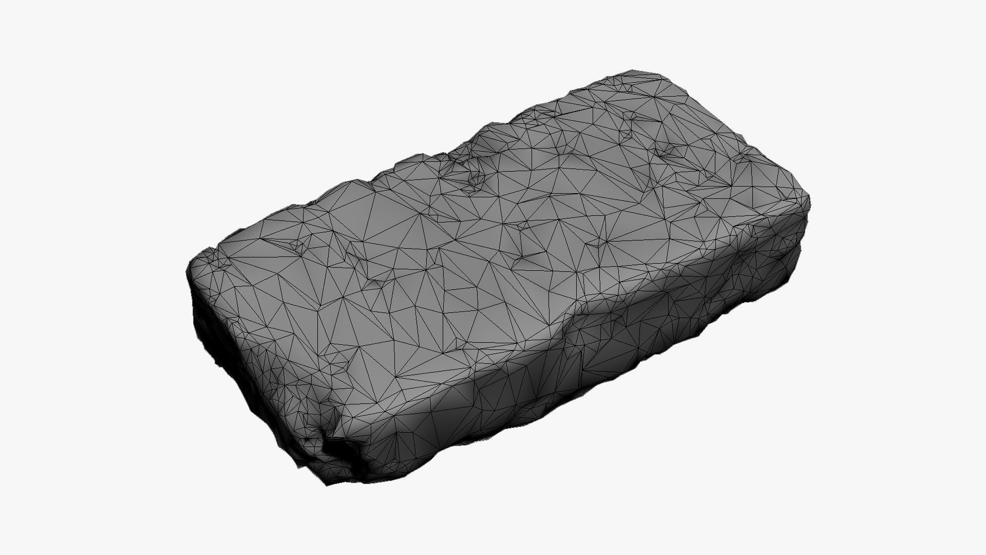 Brick Low-poly 3D model_10