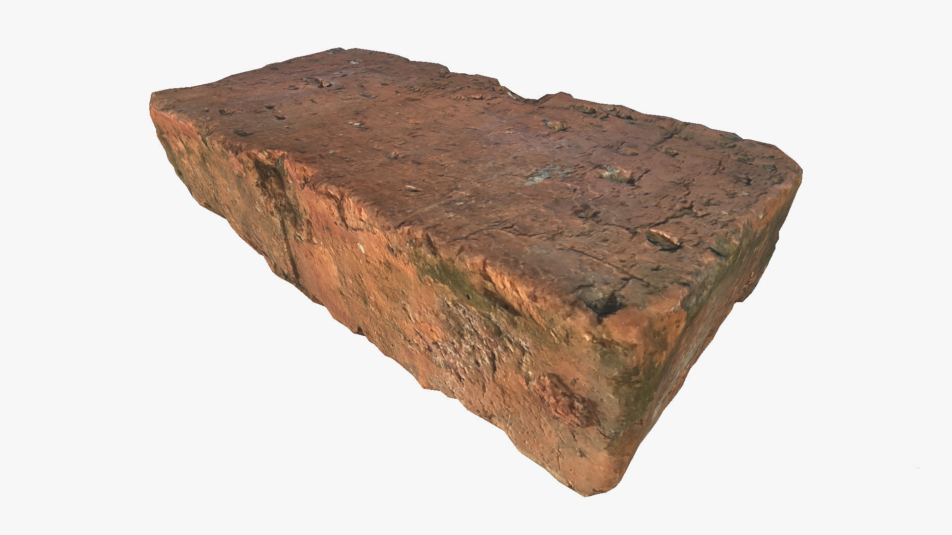 Brick Low-poly 3D model_4
