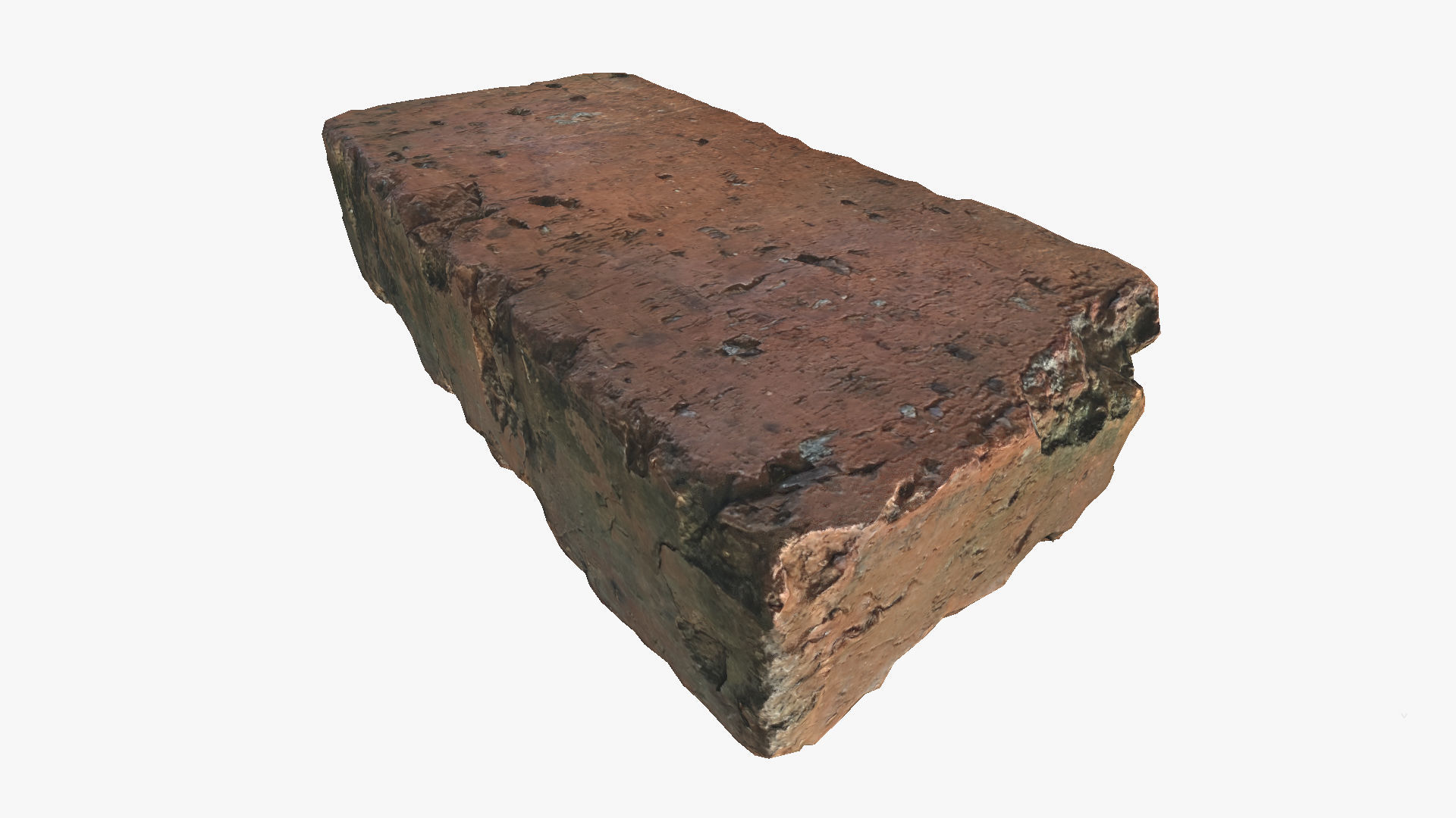 Brick Low-poly 3D model_2