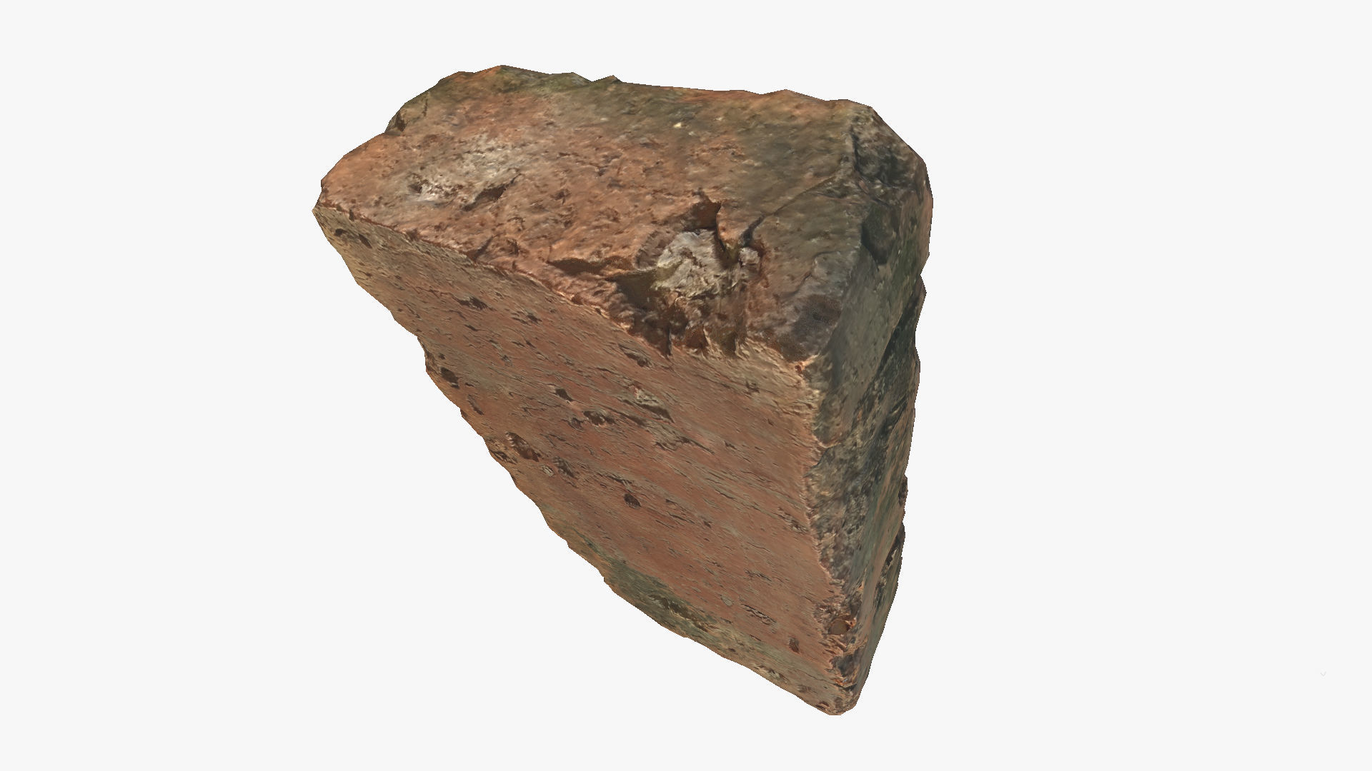 Brick Low-poly 3D model_7