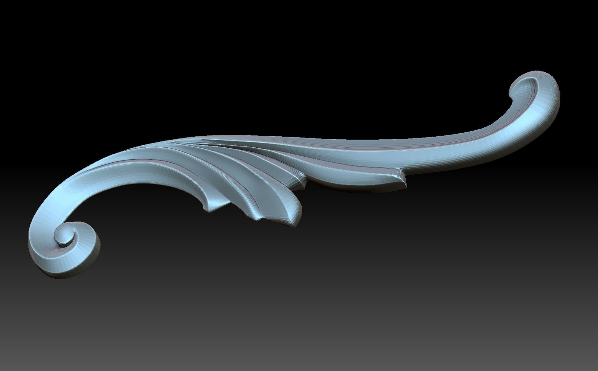 Decorative element 3D print model_5