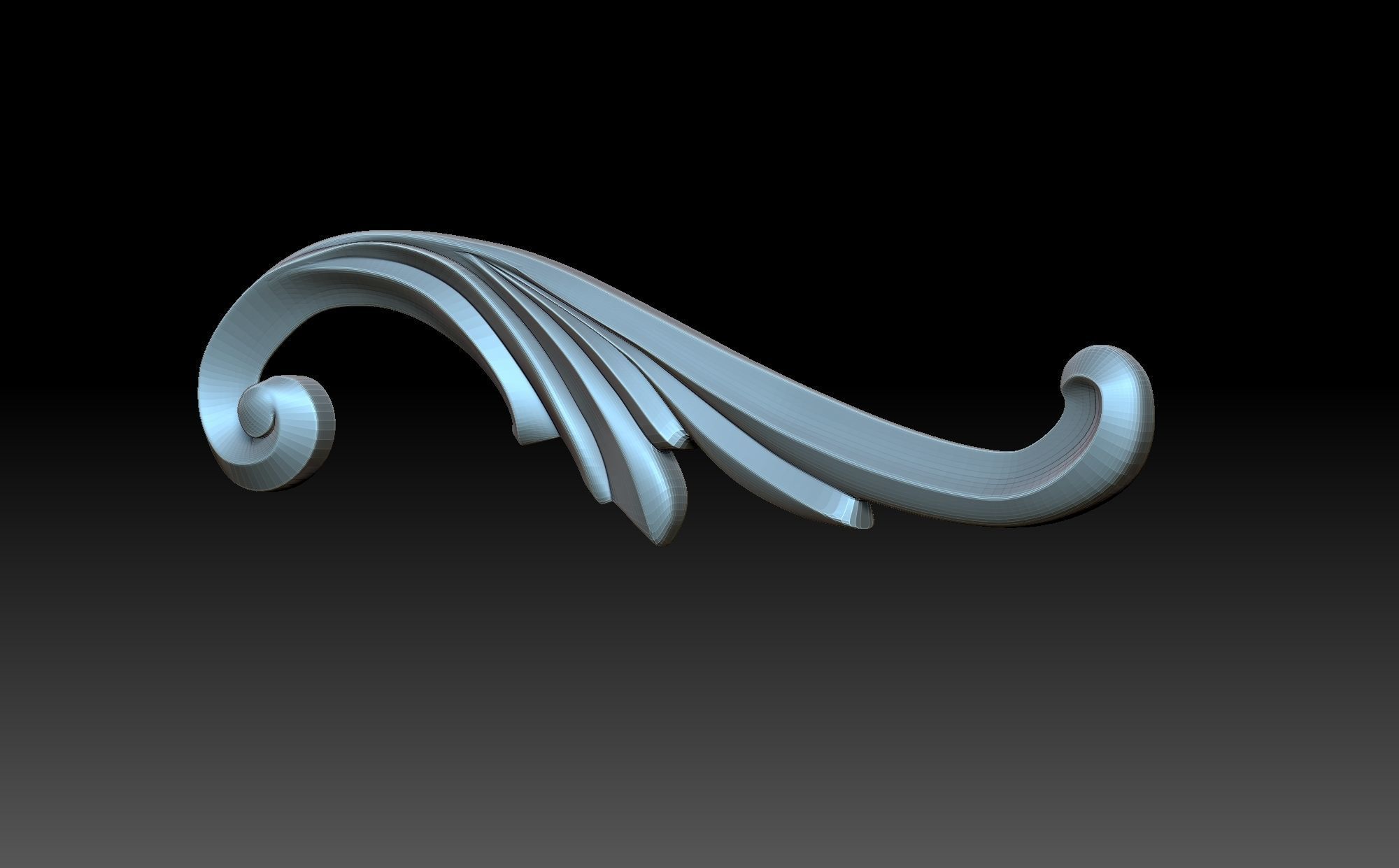 Decorative element 3D print model_1