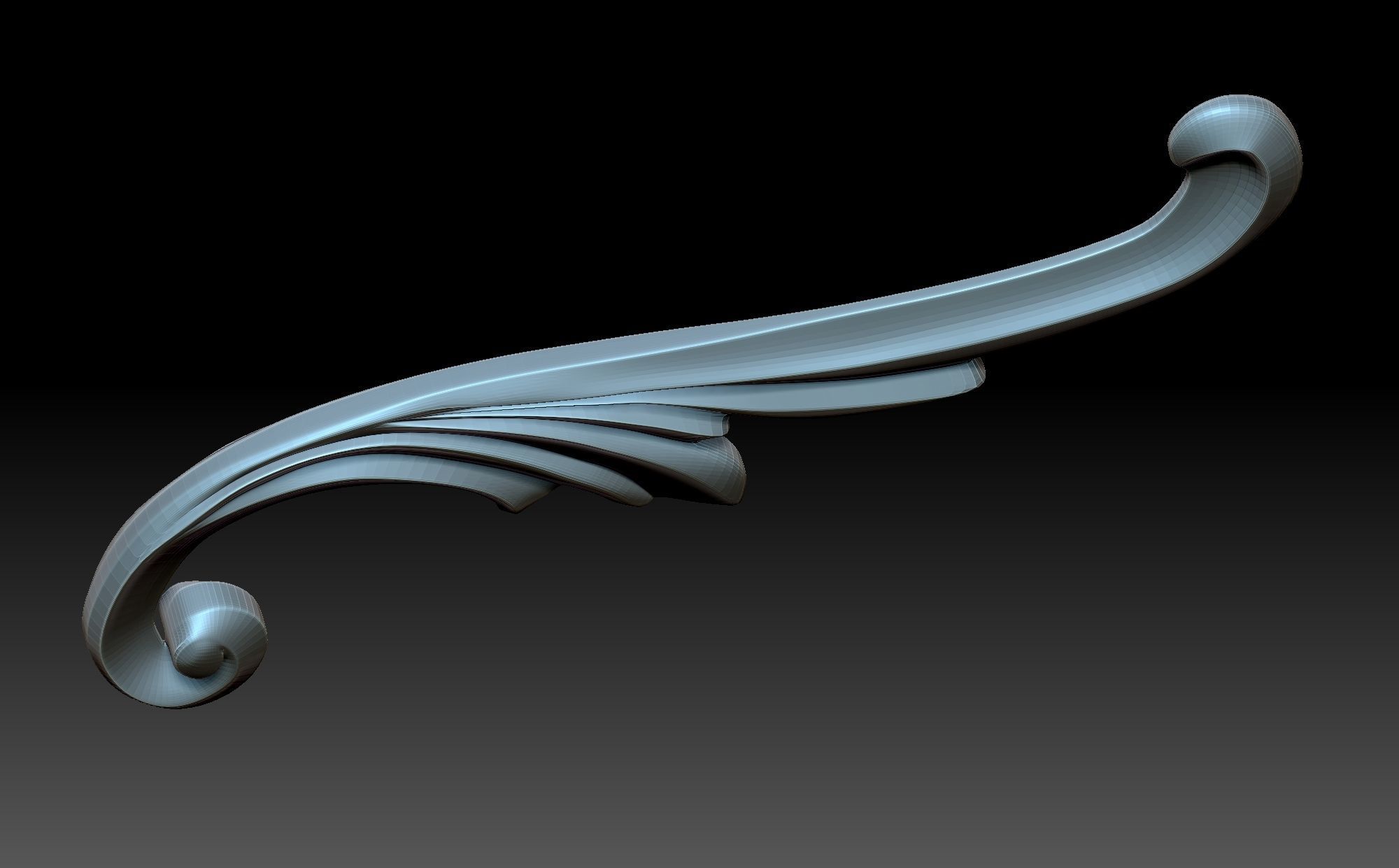 Decorative element 3D print model_7