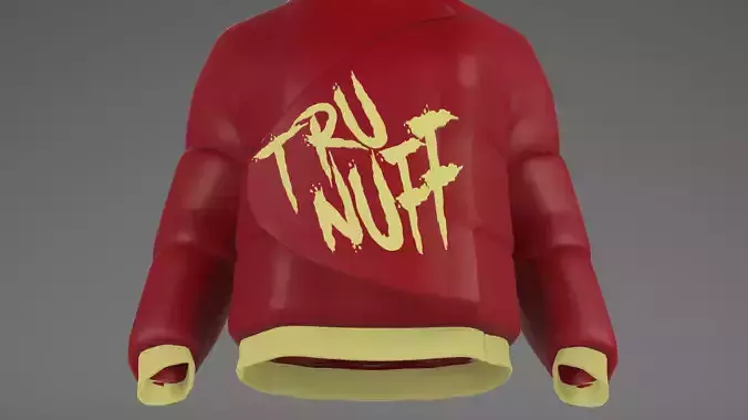 Tru Nuff Puffer Jacket 3D model