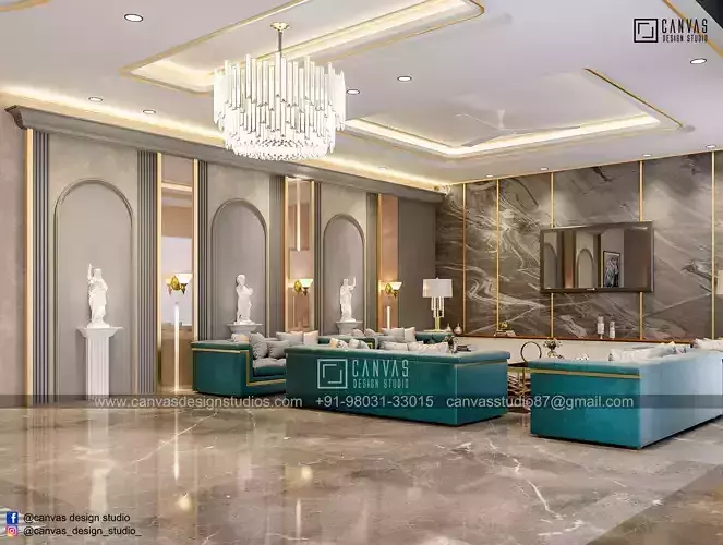 Classic Luxury Living Room High Quality Model