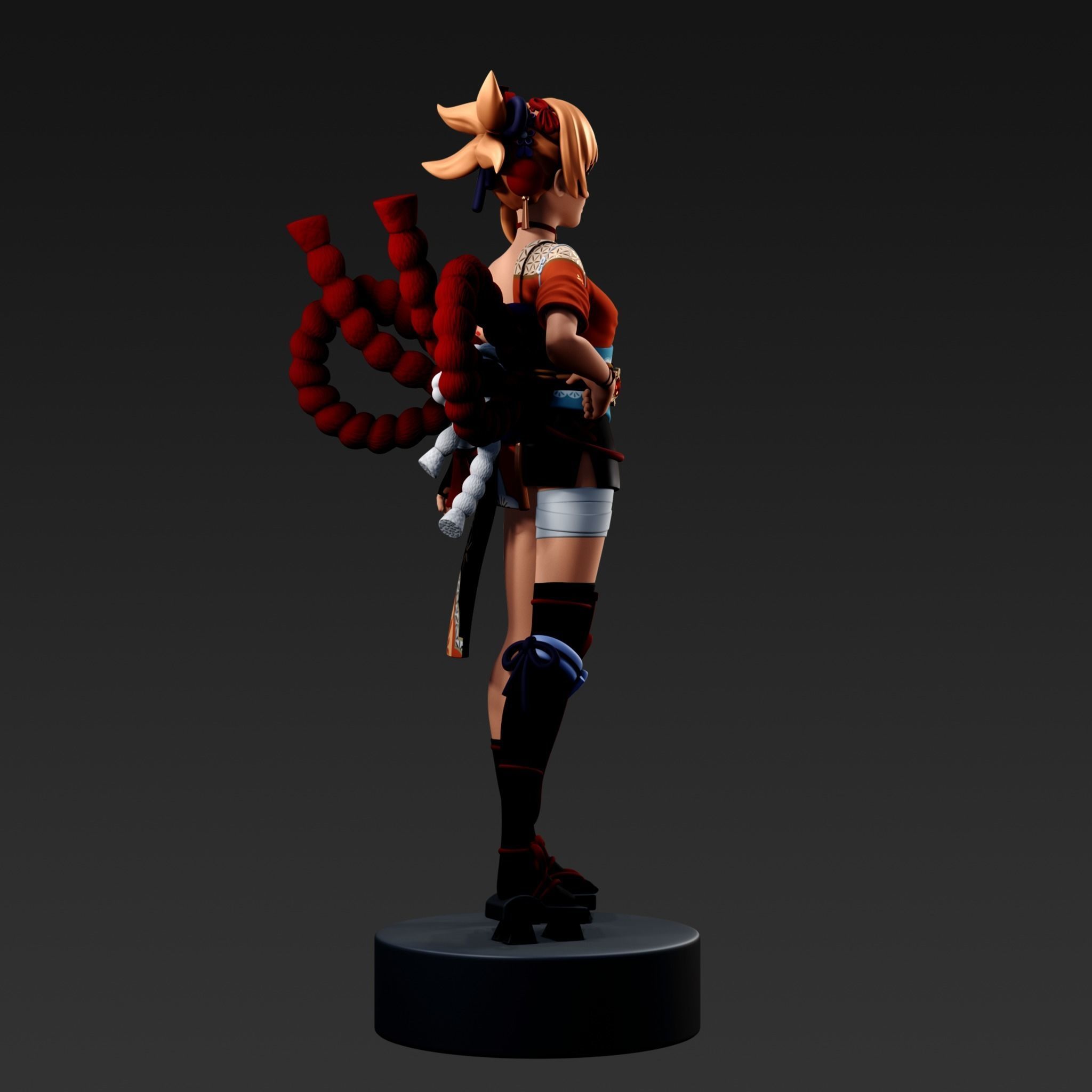 GENSHIN IMPACT - YOIMIYA - FOR 3D PRINT 3D print model_3