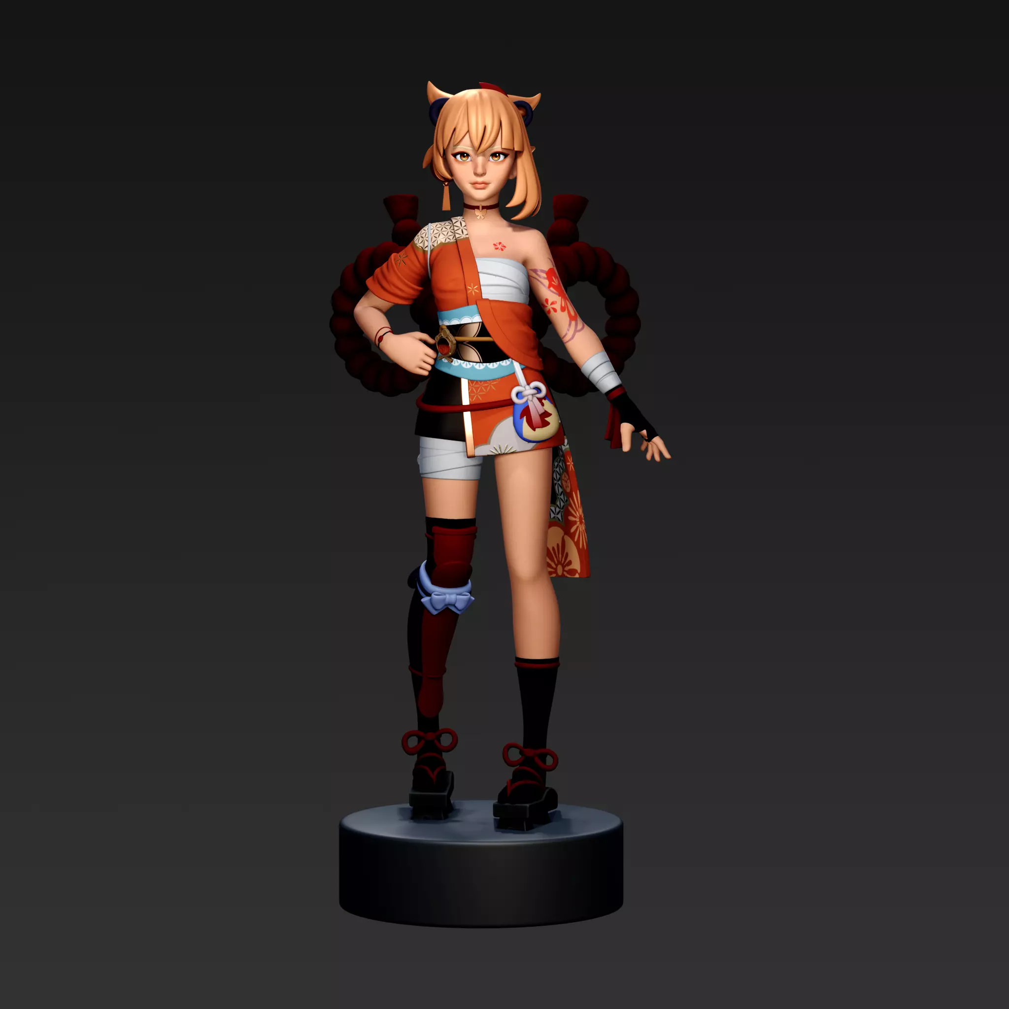 GENSHIN IMPACT - YOIMIYA - FOR 3D PRINT 3D print model_0