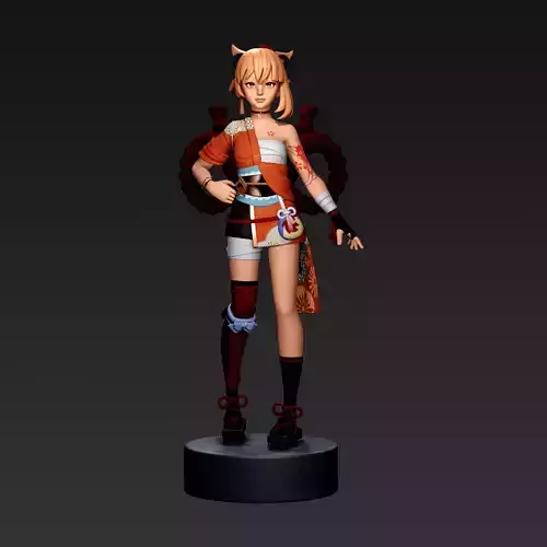 GENSHIN IMPACT - YOIMIYA - FOR 3D PRINT 3D print model