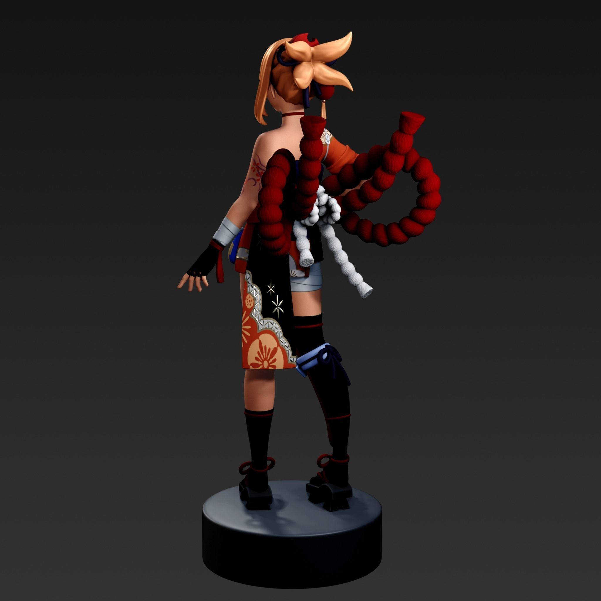 GENSHIN IMPACT - YOIMIYA - FOR 3D PRINT 3D print model_4