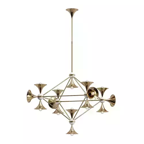 diamond modern brass chandelier with five lights