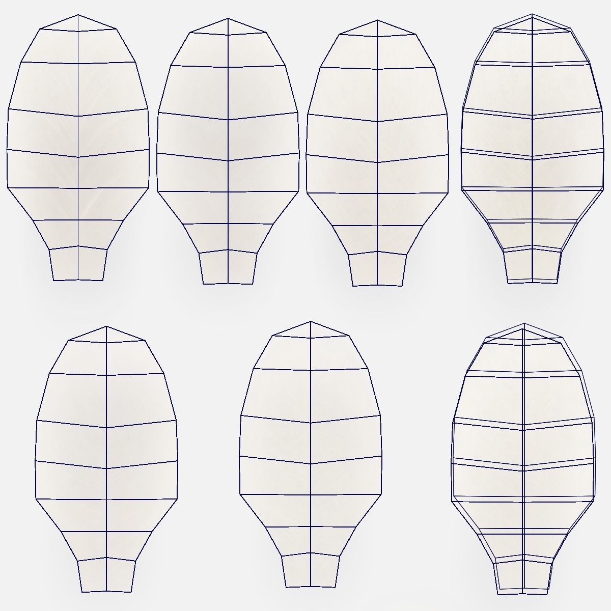 White Hen Animated VFX Grace 3D model_34