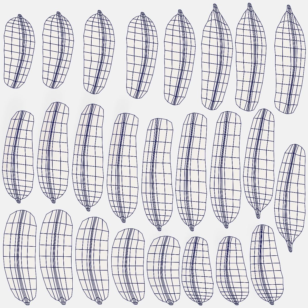 White Hen Animated VFX Grace 3D model_37