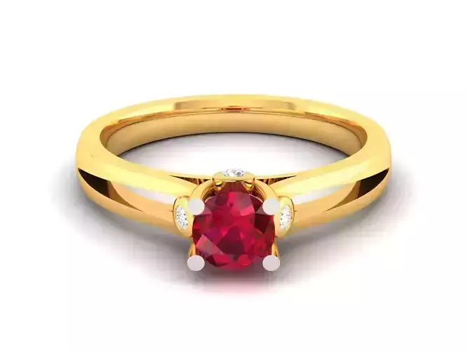 Solitaire Engagement Wedding Women Ring