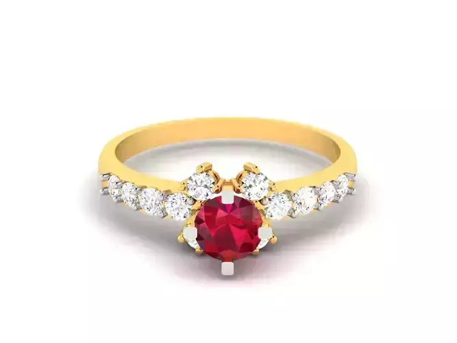 Solitaire Engagement Wedding Women Ring