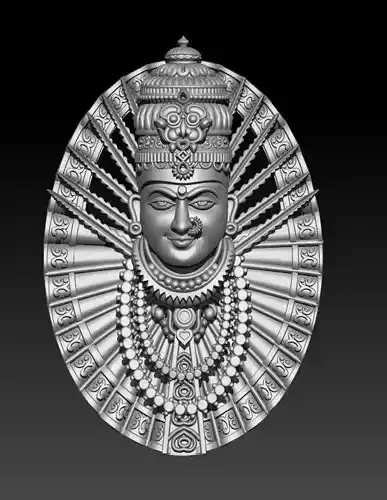 MATA Durga Pendant Hindu God Jai MATA Di  Locket Pendant 