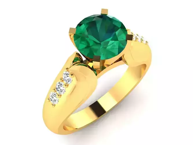 Solitaire Engagement Wedding Ring