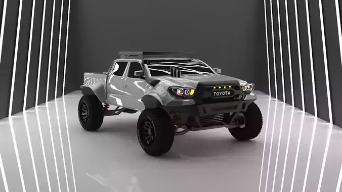 Toyota tacoma widebody kit concept model