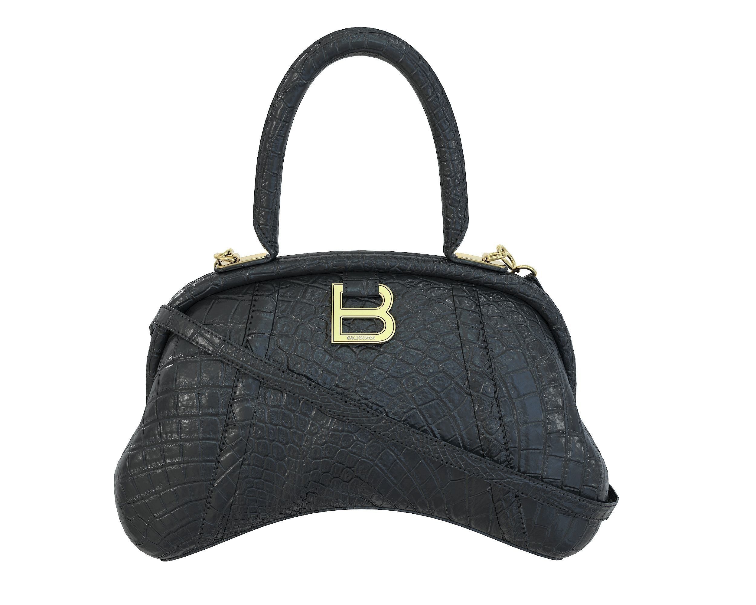 Balenciaga Frame S Tote Bag 3D Model Collection_22