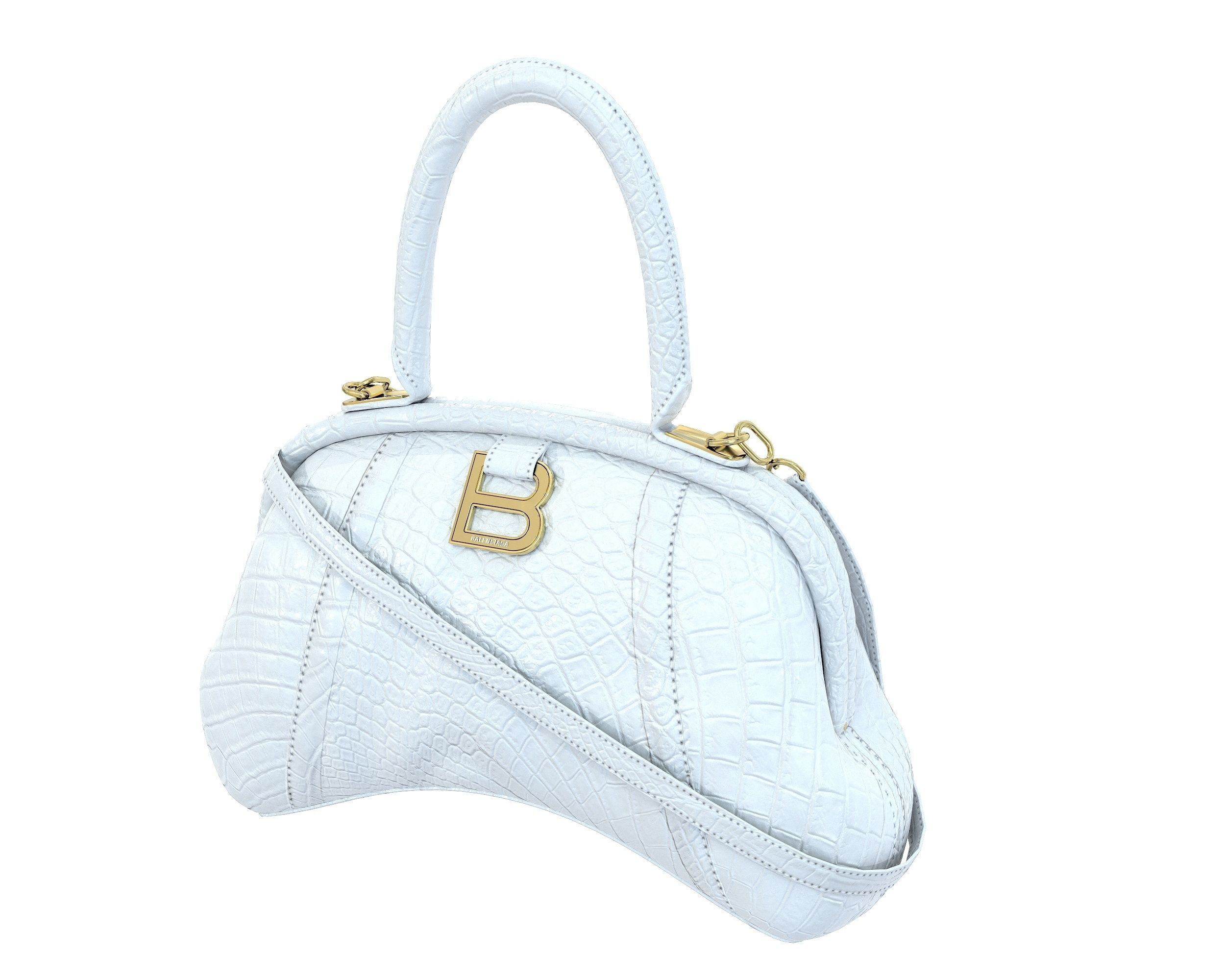 Balenciaga Frame S Tote Bag 3D Model Collection_6