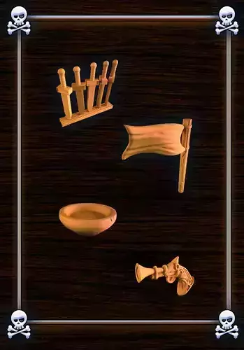 Pirate accessories 3 3D print model