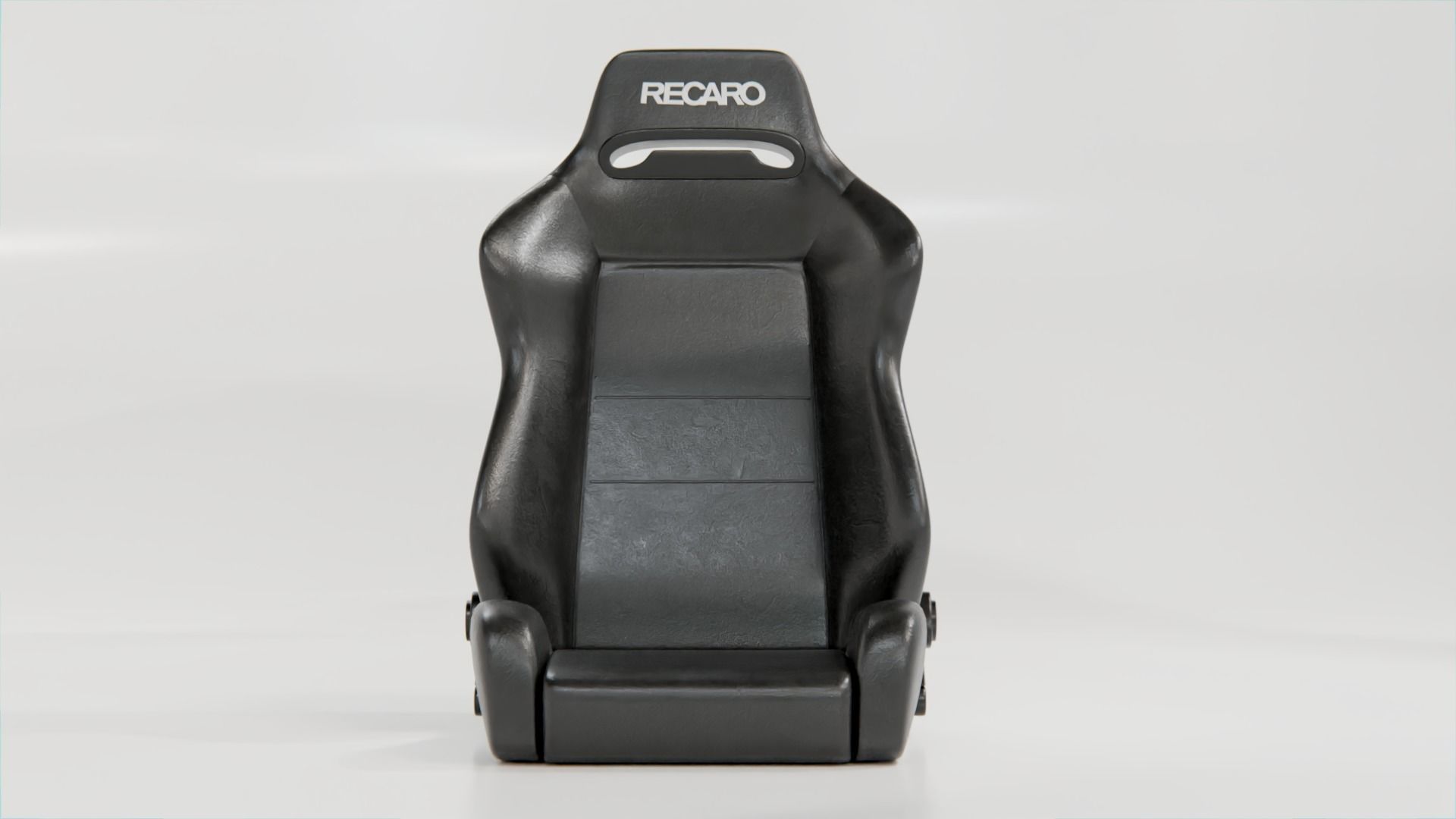 Recaro Speed Seat Low-poly 3D model_1